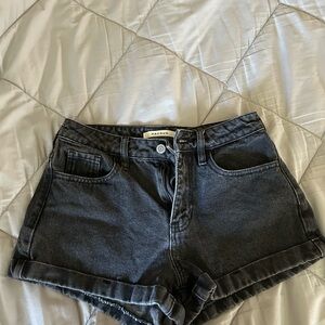 PacSun Women's Black Jean Shorts